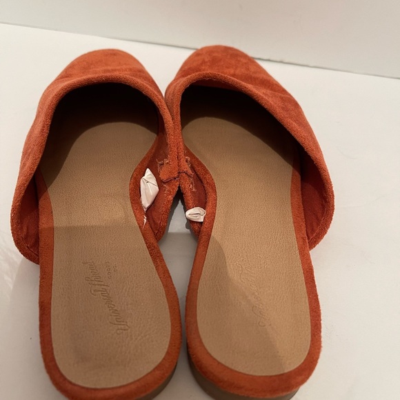 Universal Thread Slip On Backless Almond Toe Mule Size 7.5 Rust Orange - Picture 6 of 9